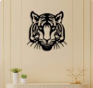 Tiger Face Wall Decoration.